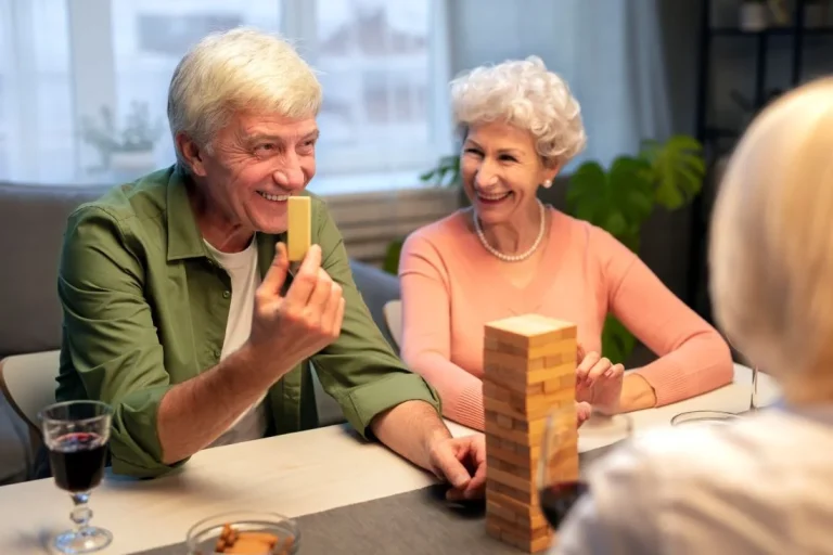 senior playing games